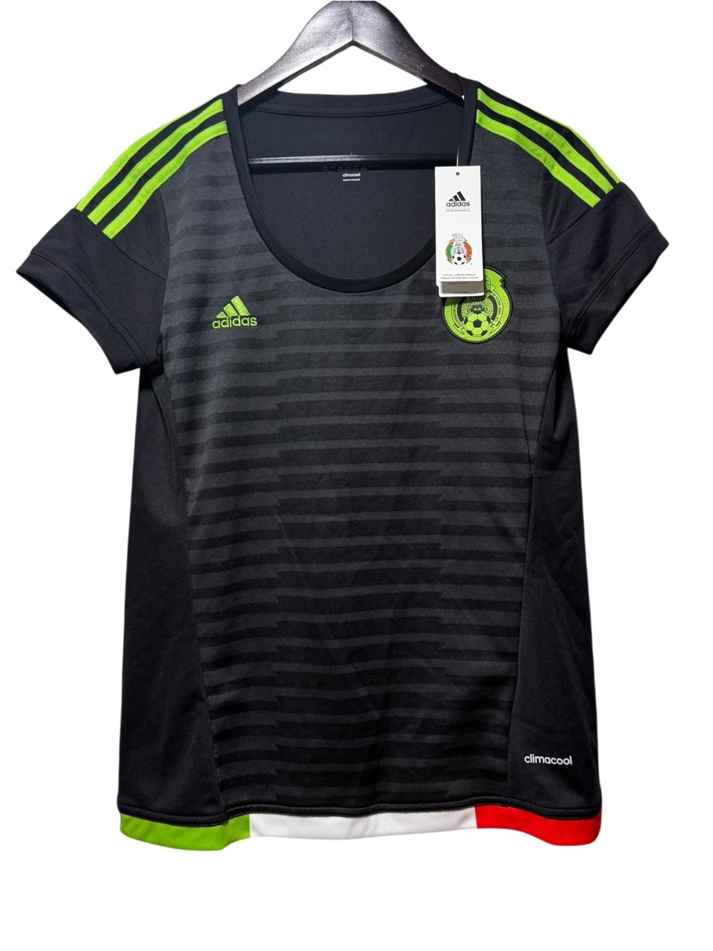 MEXICO 2015 2016 HOME FOOTBALL SHIRT SOCCER JERSEY ADIDAS WOMENS SZ M NEW W TAGS